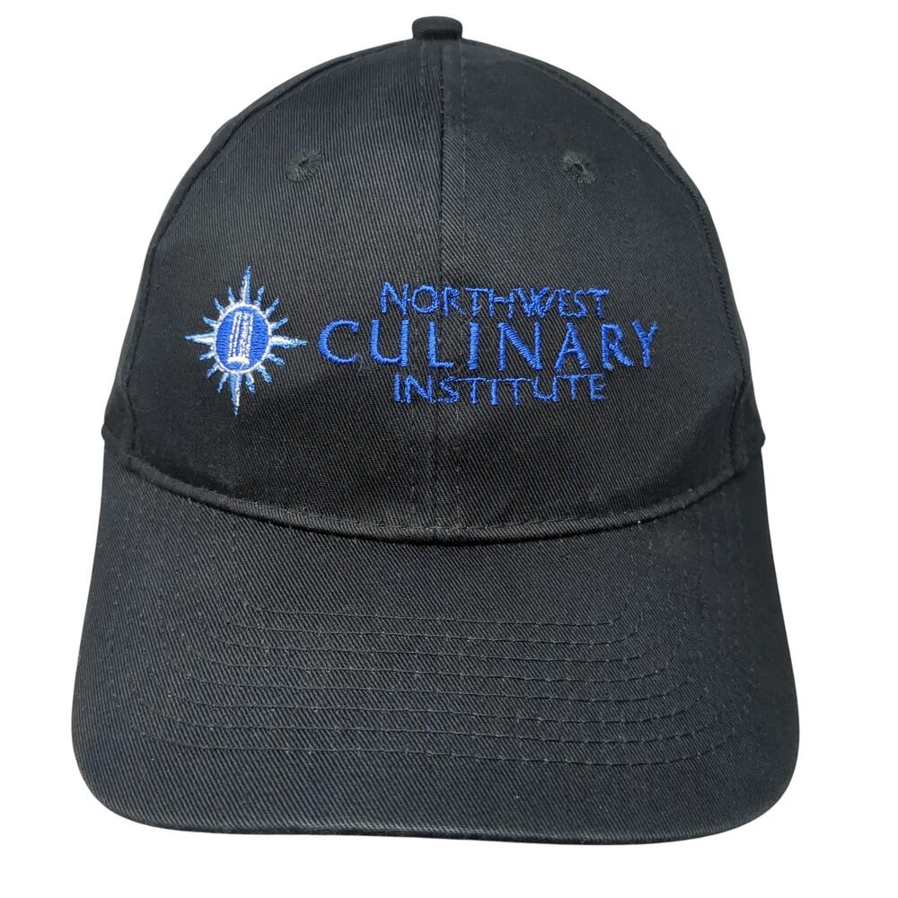 Northwest Culinary Institute Strapback Baseball Cap Black Os Port & Company